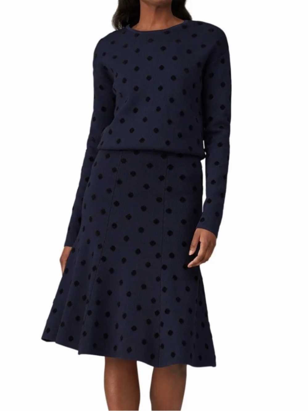 Thakoon Collective Polka Dot Midi Skirt XS